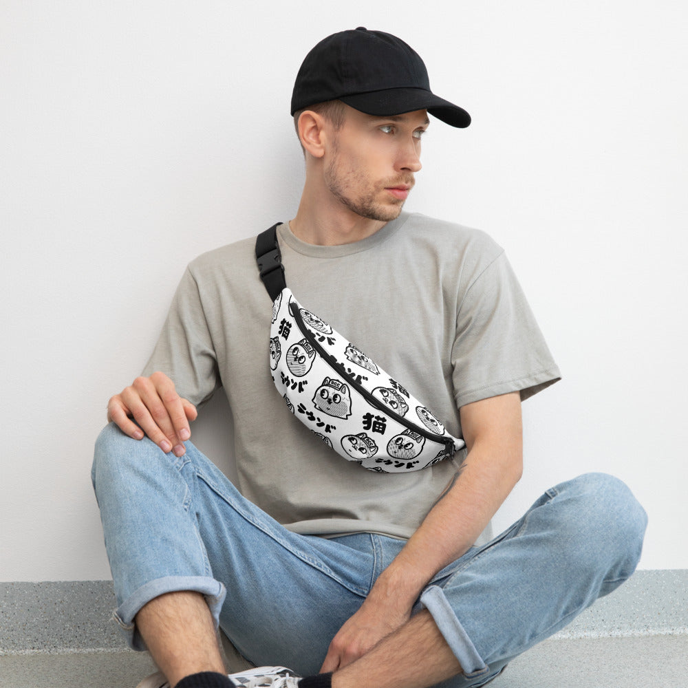 Round Cat Fanny Pack / Shoulder Satchel