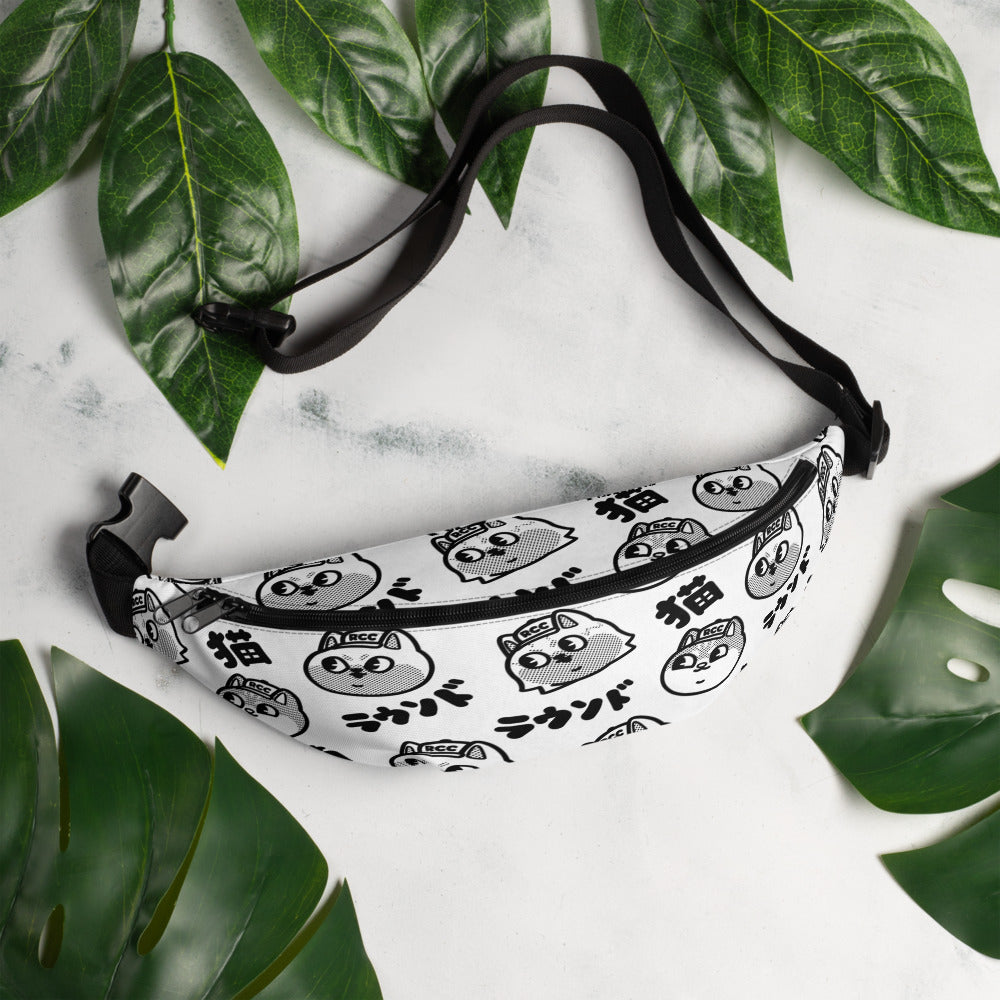 Round Cat Fanny Pack / Shoulder Satchel