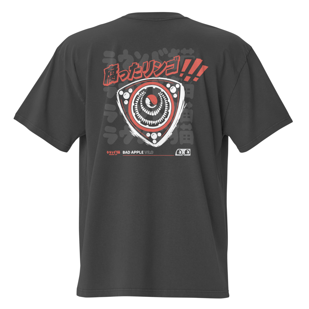 BAD APPLE 2.0 Oversized faded t-shirt