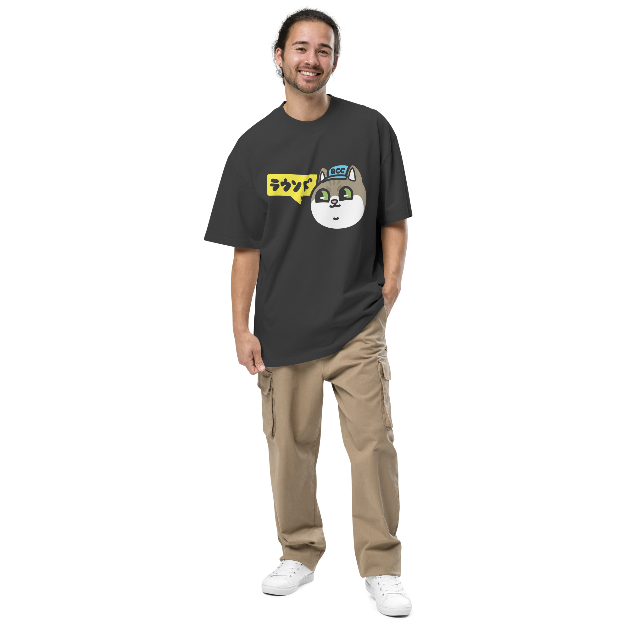 ROUND - Oversized faded t-shirt